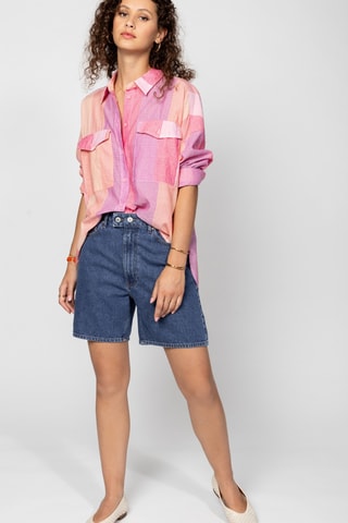 Camisa oversize - Rosa