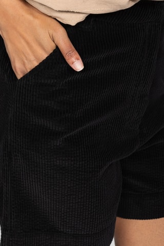 Calções de cintura subida - Preto