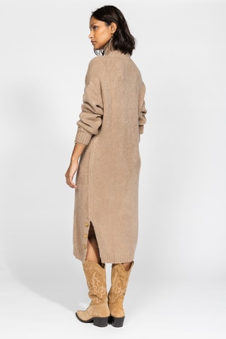 Vestido-camisola - Bege