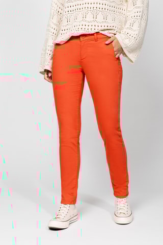 Calças slim - Laranja