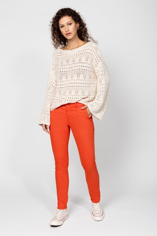 Calças slim - Laranja