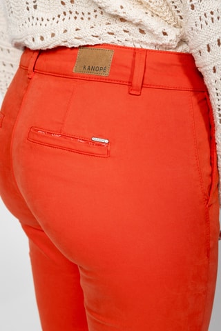 Calças slim - Laranja