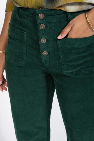 Calças em veludo - Verde