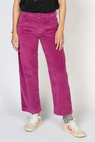 Calças wide legs - Violeta