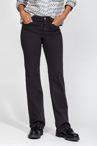 Calças bootcut - Preto