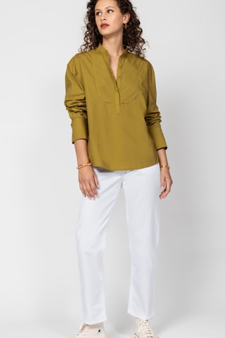 Calças de ganga direitas - Branco