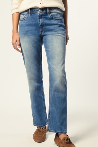 Calças de ganga direitas - Azul