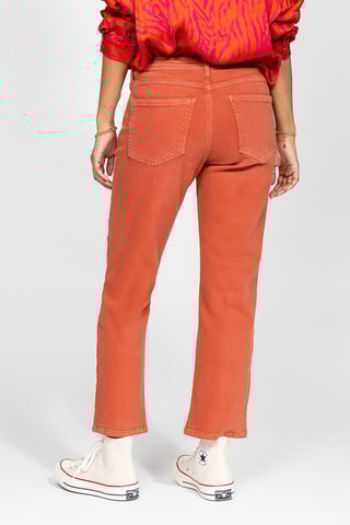 Calças de ganga boyfriend - Laranja