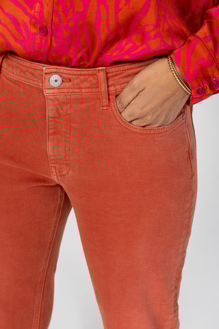 Calças de ganga boyfriend - Laranja