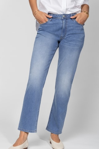 Calças de ganga direitas - Azul-claro