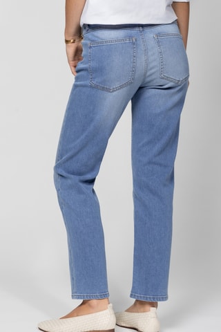 Calças de ganga direitas - Azul-claro