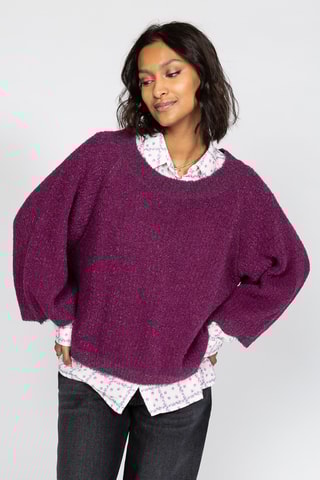 Camisola oversize - Violeta