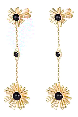 Pendientes - Plata chapada en oro amarillo