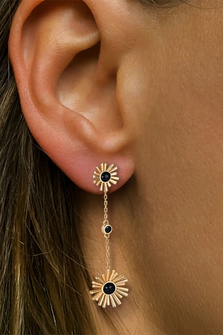 Pendientes - Plata chapada en oro amarillo