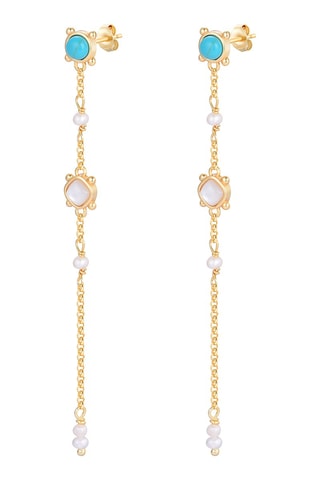 Pendientes - Plata, perlas de agua dulce y nácar