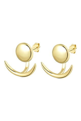 Pendientes Plata bañada en oro amarillo