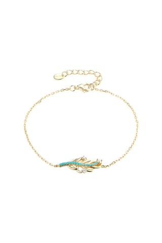 Pulsera - 
Plata chapada en oro amarillo