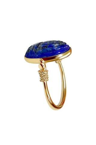 Anillo Plata y lapislázuli