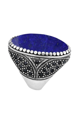 Anillo - Plata y lapislázuli