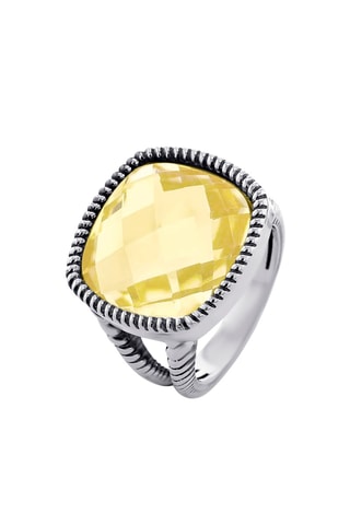 Anillo - Plata y cuarzo