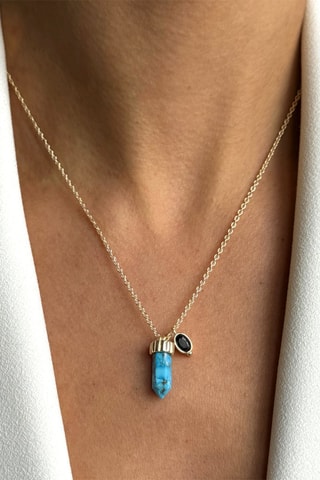 Collar - Plata chapada en oro amarillo