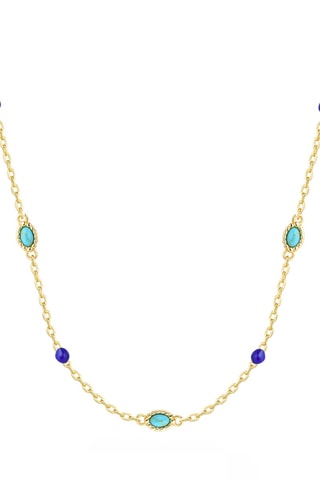 Collar Plata chapada en oro amarillo