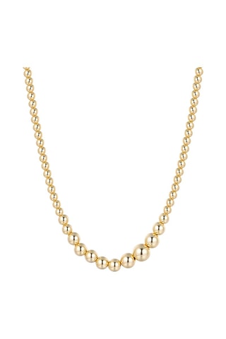 Collar - Plata chapada en oro amarillo