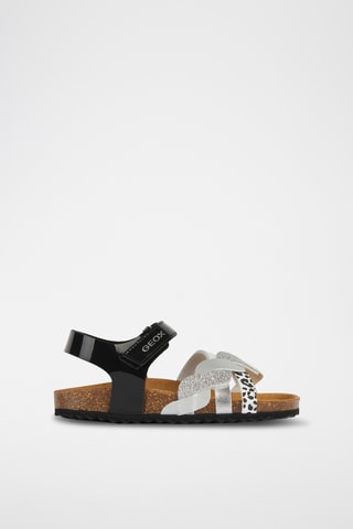 Sandalen Adriel - Zwart en Zilverkleurig