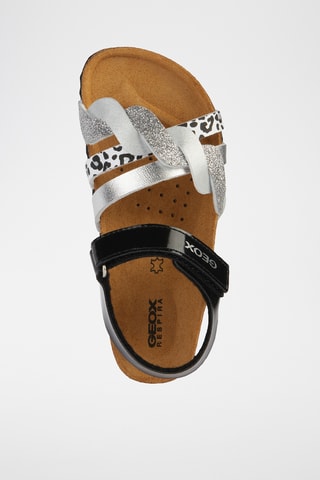 Sandalen Adriel - Zwart en Zilverkleurig