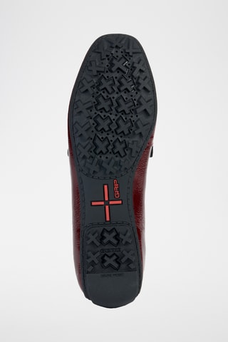 Lakleren Mocassins Kosmopolis - Bordeauxrood