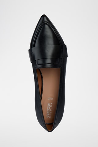 Leren Mocassins Charyssa - Zwart