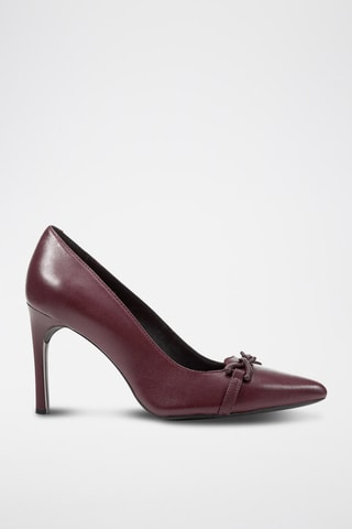 Lamsleren Pumps Faviola - Bordeauxrood