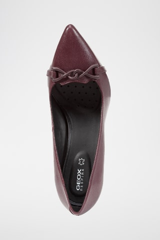 Lamsleren Pumps Faviola - Bordeauxrood