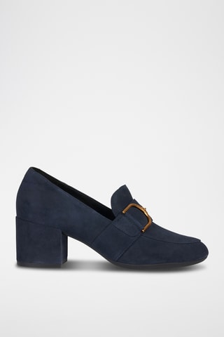 Geitennubuck Pumps Eleana - Kobaltblauw