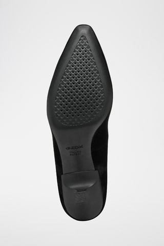 Geitennubuck Pumps Giselda - Zwart