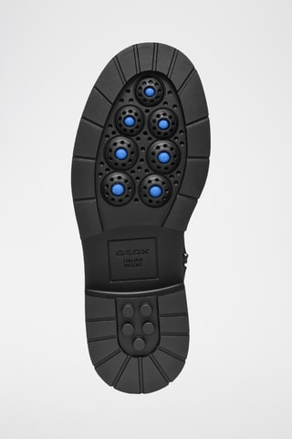 Kalfsleren Enkellaarzen Spherica - Zwart