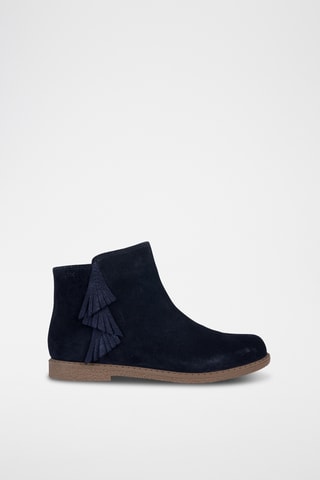 Nubuck Enkellaarzen Shawntel - Marineblauw