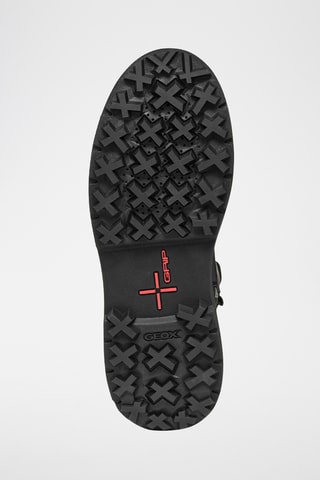 Kalfsleren Enkellaarzen Lamidie - Zwart