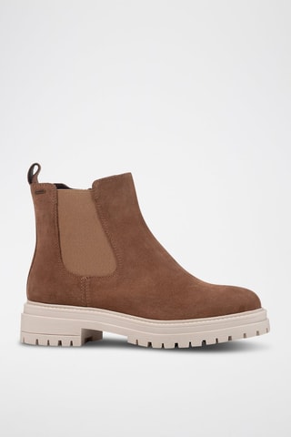 Nubuck Enkellaarzen Iridea - Camel