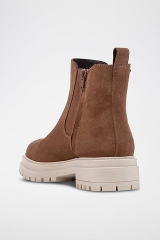 Nubuck Enkellaarzen Iridea - Camel