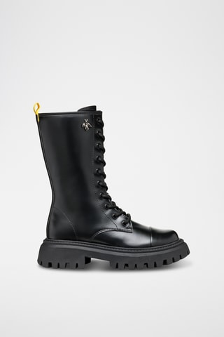 Enkellaarzen Maquinnens - Zwart