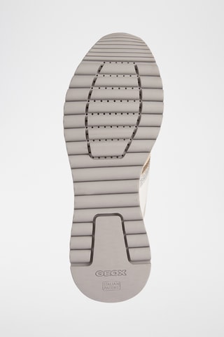 Leren Sneakers Calzature - Goudkleurig en Taupe