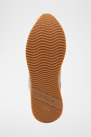 Leren Platform Sneakers Kency - Wit en Beige