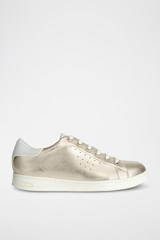 Leren Sneakers Jaysen - Goudkleurig en Wit