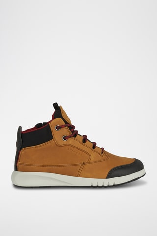 Hoge Nubuck Sneakers Aerenter - Camel