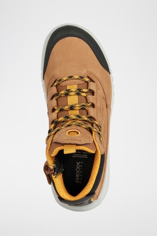Hoge Leren Sneakers Aeranter - Camel