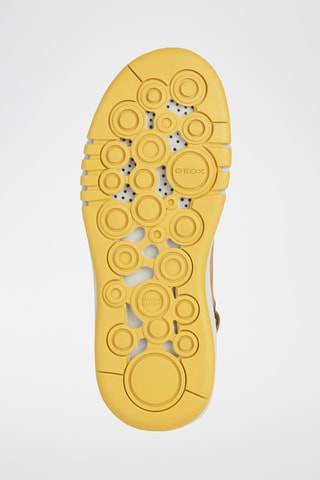 Hoge Leren Sneakers Aeranter - Camel