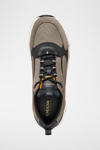 Leren Sneakers Spherica Ecub-4 A - Lichtgrijs en Zwart