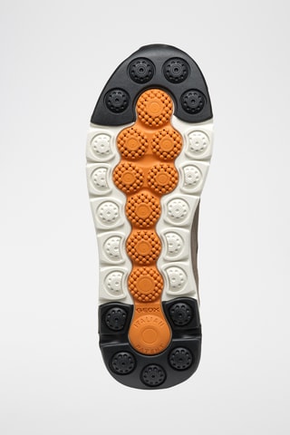 Leren Sneakers Spherica Ecub-4 A - Lichtgrijs en Zwart