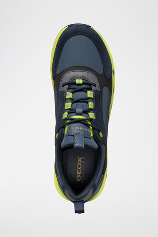 Leren Sneakers Spherica Ecub-4 A - Marineblauw